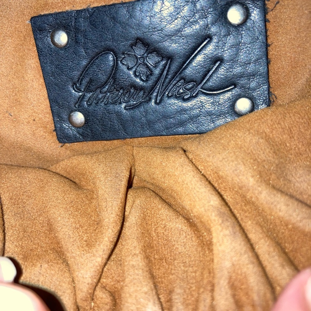 Patricia Nash black shoulder bag.  Great condition, pockets.  Adjustable strap​ - Picture 11 of 14
